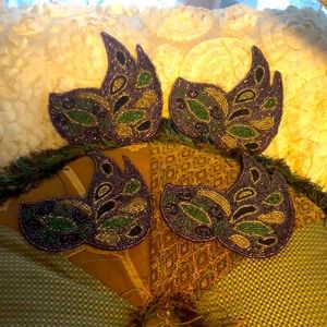(4) Beautiful Beaded Cup Holders from Pier One Imports!